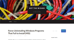 Desktop Screenshot of notthewizard.com